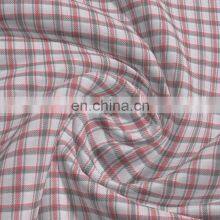 Hot Selling Small Check Design Polyester Rayon Yarn Dyed Fabric For Tops thumbnail-4