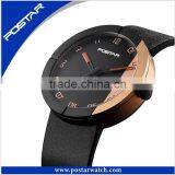 Unique Design Dial Fashion Wrist Watches With Genuine Leather Band thumbnail-3
