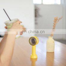 Handheld Small Travel Office Air Cooling Battery Charge USB Rechargeable Pocket Portable Handy Mini Fan thumbnail-2