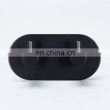 Direct Factory Supply Customized Logo Double Heads Hook Towel Wall Door Mounted Hanger For Kitchen Bathroom thumbnail-2