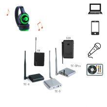 3 Channels Silent Disco Headsets Silent Party Headphones thumbnail-3