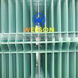 senke PVC coated weld mesh fence panel with v curve-real goods manufacture ,exporter