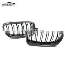 E90 Lci Replacement Grills Carbon Fiber Front Bumper Kidney Grille For BMW 3 Series E90 2009-2012 thumbnail-5