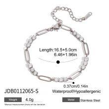 Stainless Steel Tennis Bracelet Gold Plated Cubic Zirconia Adjustable Waterproof Hypoallergenic Women Jewelry thumbnail-1