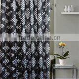 100% Polyester Butterflies Shower Curtain for Hotel, Family, Waterproof Bath Curtain thumbnail-5