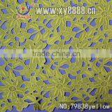 2014 Allover Embroidery Guipure Fabric Factory Lace thumbnail-2