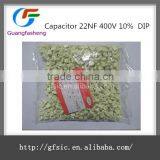 Polyester Film Capacitor 22NF 400V 10% DIP thumbnail-1