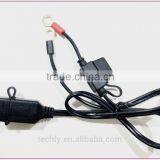 New Standard Female USB To Battery Terminal 8.5mm With 7.5A FUSE Lead Cable