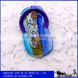 custom resin 3d resin Flip flop fridge magnet