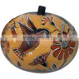 JEWELRY CASE PERUVIAN GOURD CRAFT