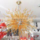 Modern Orange Glass Pendant Lamp, Hand Blown Glass Pendant Light for Chandelier RT8021-3 thumbnail-4
