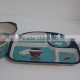 NEW unique style decal dinner sets , colorful tableware set , kids dinner set