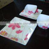 12pcs Melamine Dinnerware Square Plate thumbnail-1