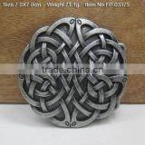 Cross Belt Buckle With Rhinestones Plain Plate Buckle For 2 1/4" Belts thumbnail-2