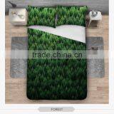 Fashion Green Forest 3D Print Bedding Set Soft Home Textile Four Season Collection Colorful Print Funny Animal Children Printing thumbnail-2