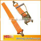 BS 5000kg 2inch For Truck Using Ratchet Strap Double J Hooks Complies To EN12195-2 thumbnail-1