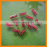 Red Electroplate Plastic Clip