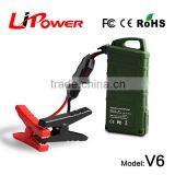 Manufacturer of 12000mAh 12 volt lithium ion battery Ignition Starter emergency jump starter with LED light generator