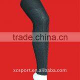 Women Stripy Knitted Leg Warmers