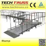 Portable Folding Stage Stairs Aluminium Handrail