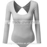 2016 News Sexy Women's Basic Solid Bodysuit Quality Choice thumbnail-3