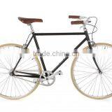 Retro Bike Single Speed European Retro Fixie Bike Single Gear Fixie Gear Bicycle thumbnail-4