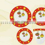 20PCS ROUND SHAPE PORCELAIN DINNER SET WITH CHRISTMAS DESIGN