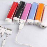 Portable Popular Gift Lipstick Power Bank 2600mah