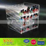 Acrylic Tabletop Nail Polish Display Showcase Rack
