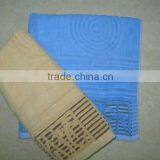 100% Bamboo Fibre Jacquard Towel With Border thumbnail-1