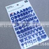 Blue Alphabet Letters Felt Sticker thumbnail-1