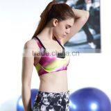 2016 New Fashion Sport Bra Quick-drying Bra Active Wear Colorful Pattern Designer Sports Bra for Ladies thumbnail-1