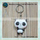 Lovely Panda Shaped Custom Soft Pvc Keychains/custom Keychain
