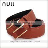 Simple Design Guangzhou Leather Lady Belt