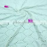 eyelet lace cotton embroidery fabric