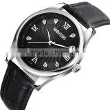 factory well selling Leather Strap Business Style Men Famous Top Branded Watch