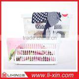 Plastic Folding Basket/Clothes Basket/Stack Storage Basket/ Family Laundry/sundries Basket