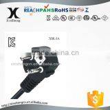 2 Pin ac Power Cord With KSC8303 Plug