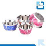 Color Engraved Stainless Steel Kitchen Utensils Bowls thumbnail-5