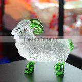 High Quality Crystal Sheep Model Decoration