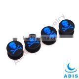 Soft Silicone Plugs Ear Plugs Body Jewelry Piercings Skull Silicone Tunnels