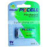 NI-MH Battery 350mAh 9V Low Self -discharge Battery Cell thumbnail-1