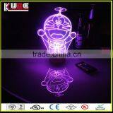 Rechargeable Battery Modern Acrylic Table Lamp With Colors Changing
