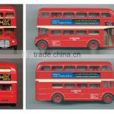 1:72 diecast double-decker London bus model toy