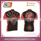 Polyester Lycra Custom Sublimation Branded Sportswear Cycling Wear Yellow Wholesale Cycling Jersey thumbnail-1