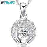 Costume jewelry real 925 sterling silver dancing pendants