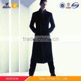 New Style Double-breast Long Winter Jacket Woven Wool Fabric for Winter Overcoat Cashmere Wool Coat thumbnail-5
