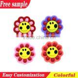 Lively Smile Sunflower Design Soft Clogs Charms thumbnail-1