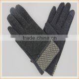 Men Plain Style Micro Velvet Cycling Hand Gloves thumbnail-4