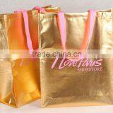 Shiny Laminated Non-Woven Tropic Shopper Tote Bag thumbnail-1